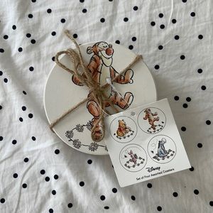 4 assorted Disney Winnie the Pooh Coasters